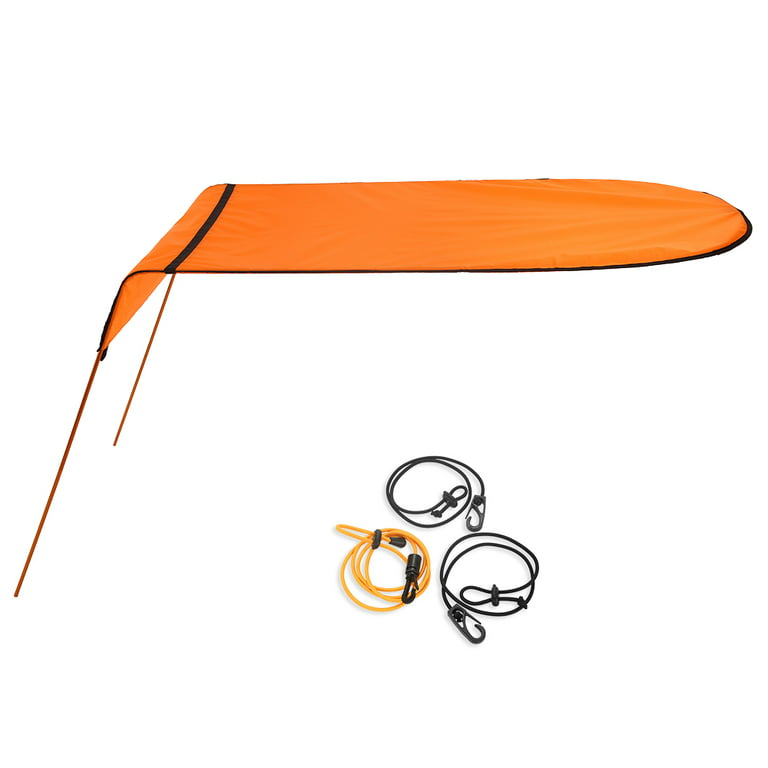 Kayak Boat Canoe Sun Shade Canopy for Single Person,Orange 