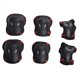 thumbnail image 5 of Equipo de protección para patinetas, protectores de brazos y rodilleras, para niños y adultos Rojo negro, 5 of 9
