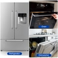 thumbnail image 6 of Uxcell 4Pack Refrigerator Door Handle Covers Kitchen Appliance Handle Decor Protector, Beige, 6 of 6
