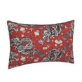 thumbnail image 2 of Naloa Dragons2 Pillowcase, Throw Pillowcase, Wrinkle-Free, Stain-Resistant with Hidden Zipper for Bedroom Sofa - 20"x30", 2 of 9