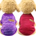 thumbnail image 2 of piezas de ropa para mascotas, abrigo cálido clásico para cachorros de invierno, suéter para cachorros de invierno, ropa de punto para perros medianos y pequeños Adepaton WMZL-458-5, 2 of 3
