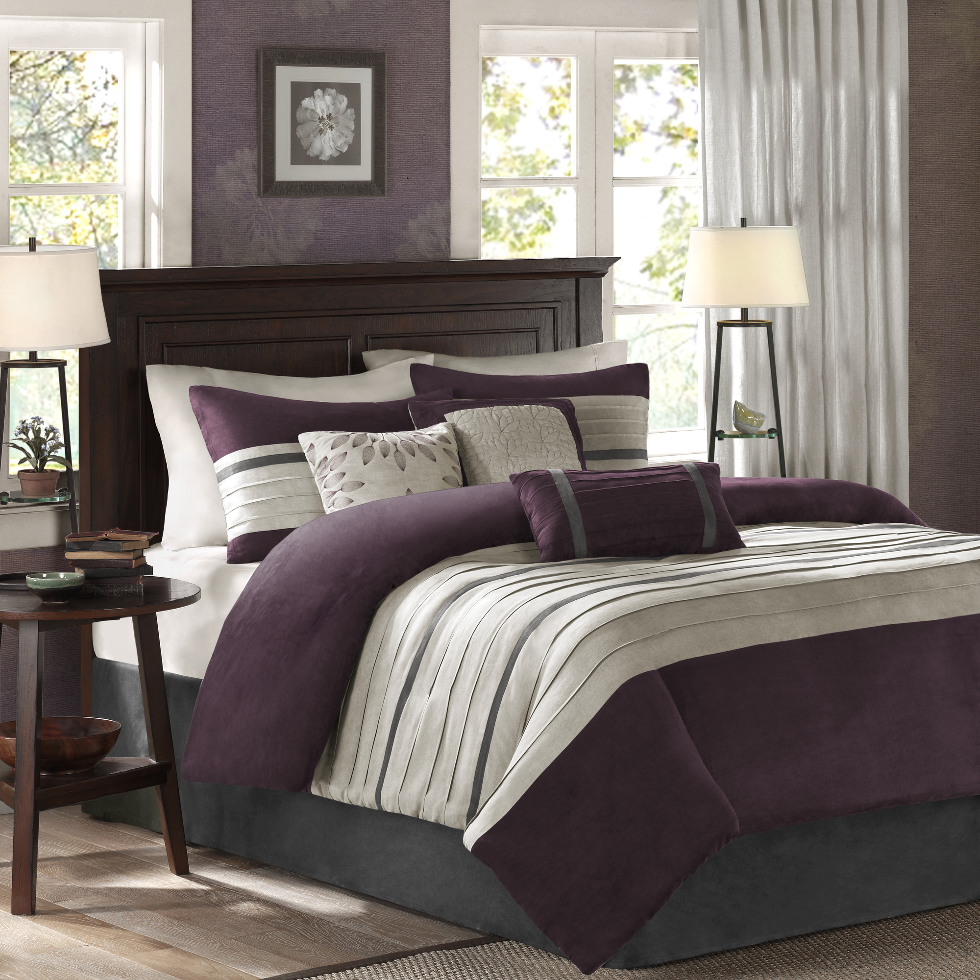 faux suede duvet cover set