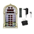 thumbnail image 3 of Baoblaze LED Azan Clock Desk Clock Islamic Prayer Clock for Living Room Home Bathroom Gold, 3 of 8