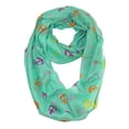 thumbnail image 1 of Peach Couture All season Infinity Loop Scarves Chevron Anchor Print, 1 of 2