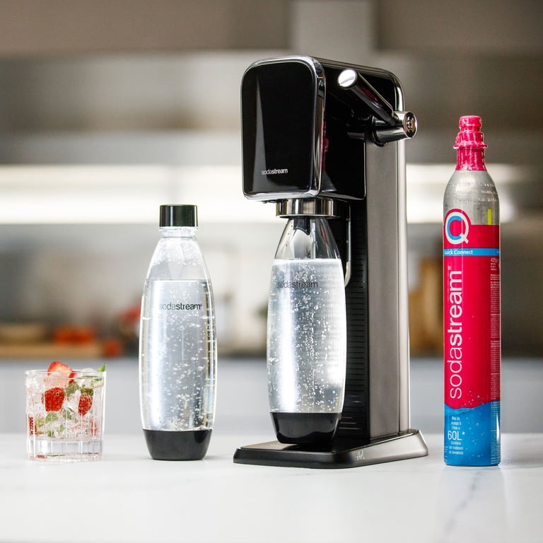 SodaStream Art Sparkling Water Maker Black with 1L Dishwasher Safe