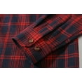 thumbnail image 5 of SSLR Flannel Shirt for Men Long Sleeve Button Down Shirt Plaid Casual Jacket, 5 of 8