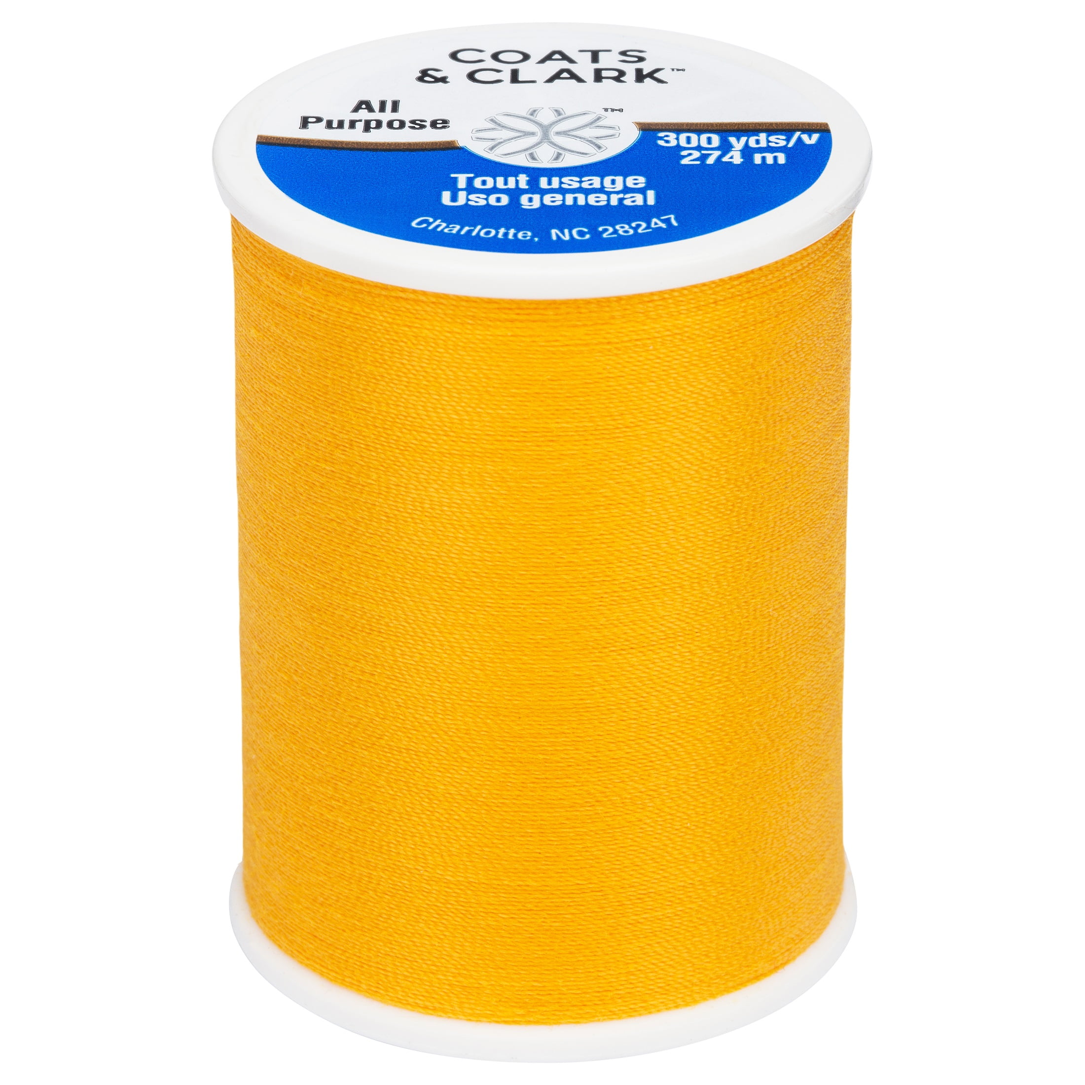Coats And Clark Thread Near Me Coats & Clark All Purpose Goldenrod Polyester Thread, 300 Yards