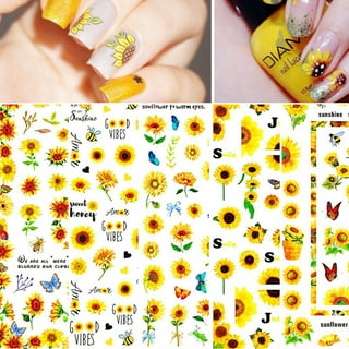 10 Rolls Mix Size White Sun Flower Nail Transfer Foils Nail Art Supplies  Set Mini Flower Nail Decals Nail Stickers for Nail Art Designer Spring  Summer