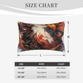 thumbnail image 4 of Zufioo Colorful Abstract Eagle Print Double-sided Plush Pillow Cover,Decorative Pillow Protector without Pillow Core, Suitable for Sofa, Bedroom, Car-16"x24", 4 of 6