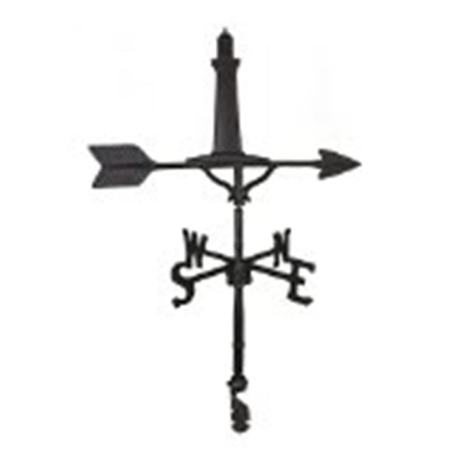 Whitehall Nautical Collection 65355 30 Lighthouse Weathervane in Black 