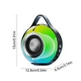 thumbnail image 3 of RGB Bluetooth Speaker 5.3, Low Latency Desktop Wireless Speaker with Colorful RGB Lights, Room-Filling Sound, Long Battery Life for Gaming, Party, 3 of 6