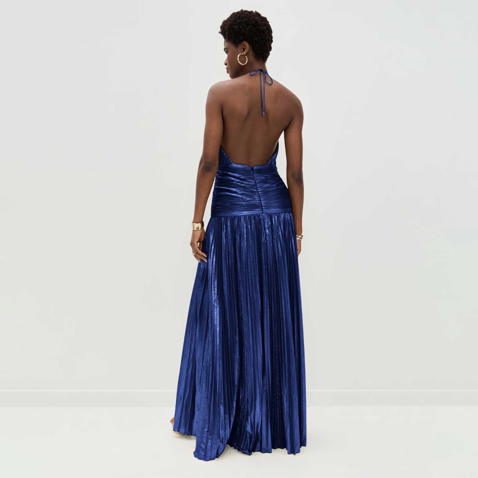 Sentmoon Dress Women Streetwear Womens Summer Dress 2026 Solid Color Slit Regular Fit Spaghetti Strap Women Sundress Beach Accessories Must Haves for Work and Office Blue S