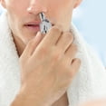 thumbnail image 3 of Tondeuse Portable pour Poils du Nez pour la Maison et les Voyages, Épilation, Tondeuse pour Poils du Nez pour Tondeuse, Rasoir Réutilisable, Outils de Retrait avec Embout Rond, Beauté Personnelle du Visage, Fini Lustré, 3 of 7