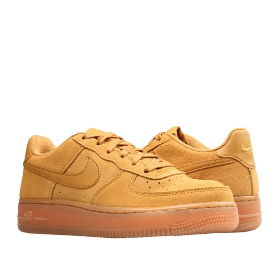 Big Kid's Nike Air Force 1 LV8 Wheat/Wheat-Gum Light Brown (BQ5485 700) - 4