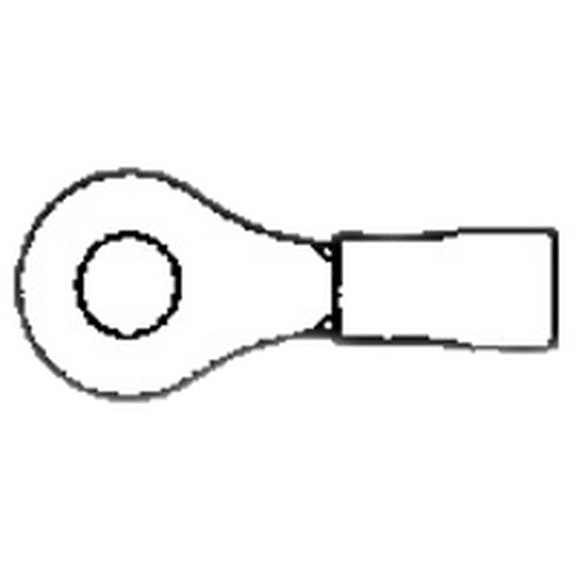 R60-6   NIC LUG L/P RNG 1/0 AWG 1/4 STUD