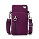 thumbnail image 1 of Bolso bandolera unisex, bolso de hombro impermeable con bolsillo en efectivo Irfora  borgoña, 1 of 7