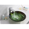 thumbnail image 4 of Makata Series Vessel Sink in Emerald Burst, 4 of 4