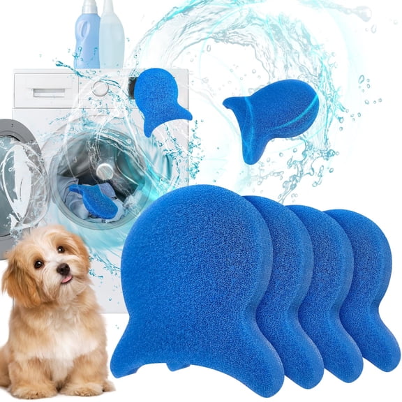 Pet Hair Remover for Laundry, Reusable Dog & Cat Hair Remover Tool, Effectively Removes Pet Hair, Lint and Dander from Bedding and Clothing, Suitable for Washing Machines, Dryers