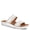 WHITE, variant on Bayshore Womens Crystal Cutout Slide Sandals