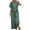 Green, variant on BiZtdJrK Loose Cotton Linen Sets for Women Flowy Summer 2 Piece Outfits Short Sleeve Crop Tops and Pants Casual Outfits