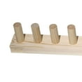 thumbnail image 4 of yuksok Wooden Knitting Loom Easy Assembly DIY Blanket Maker for Beginners & Experts 3 Section, 4 of 9