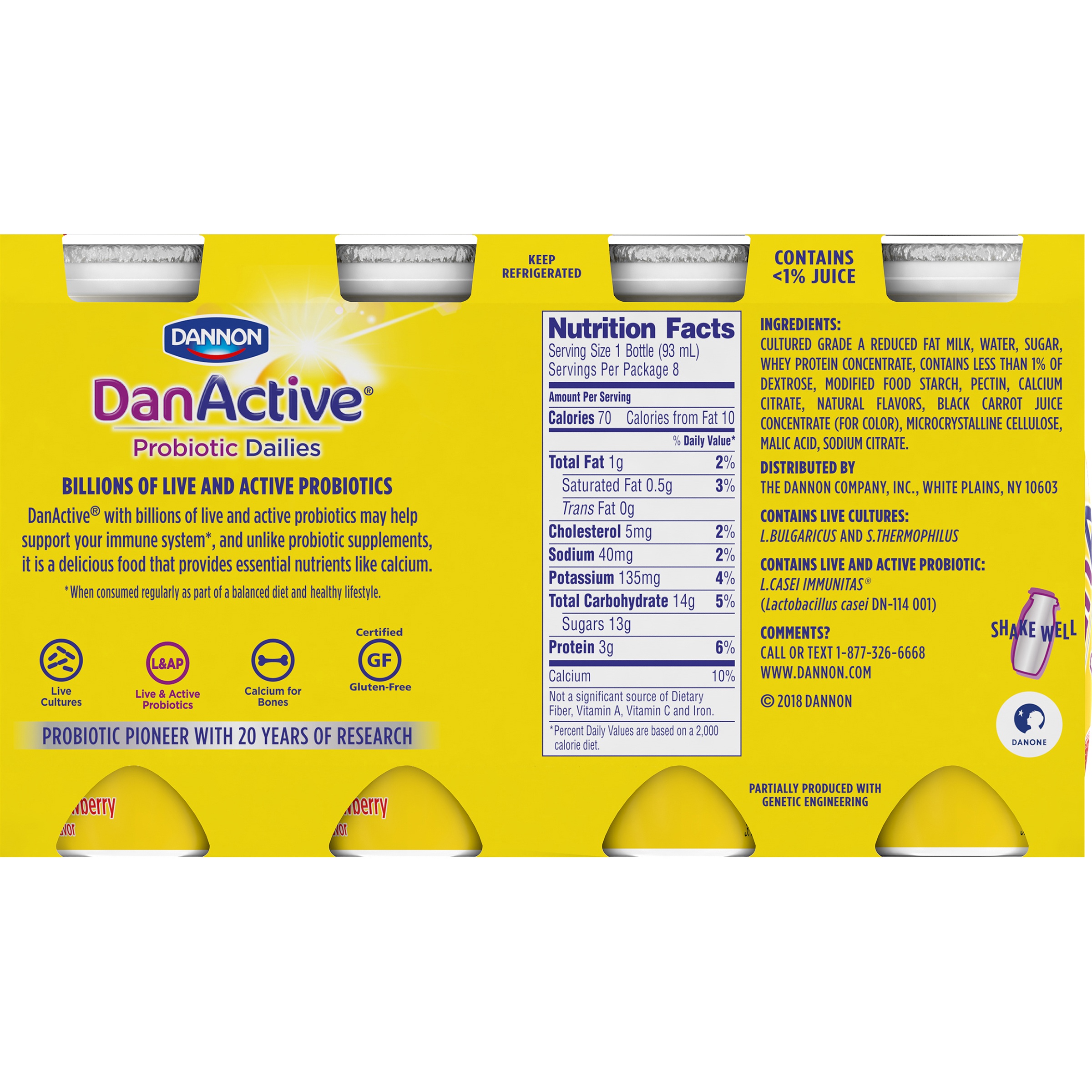 Dannon Yogurt Drink Nutrition Facts Nutrition Ftempo