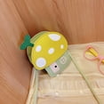 thumbnail image 4 of EeaseMX bolso para niños con forma de hongo, monedero de dibujos animados, moderno monedero de hombro para niños (amarillo), 4 of 7