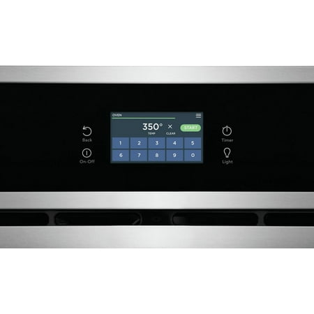 Frigidaire - 27" Built-in Single Electric Wall Oven with Fan Convection - Stainless Steel
