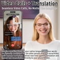 thumbnail image 3 of AI Smart Glasses with Real-time 164-Language Translation, GPT Chat System, Photochromic Lenses, Built-in Mic & Speaker for Music and Hands-free Calls, 3 of 16