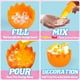 thumbnail image 5 of Kit de Slime con Miniaturas de Comida Trubic con 18 Postres y Bebidas, 5 of 7