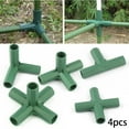 thumbnail image 2 of FANJIE 4Pcs Plastic Garden Climb Plant Awning Joints Connector Frame Greenhouse Bracket, 2 of 6