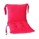 thumbnail image 3 of Cojín para silla con respaldo, ligero, antideslizante, suave, ergonómico, para silla Rosa Rojo, 3 of 9