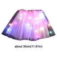 thumbnail image 4 of Led Skirt for Women Women Tutu Skirt LED Light Up White Tulle Light Up Skirts Knee Length Tutu for Rave Festivals and Parties, 4 of 8