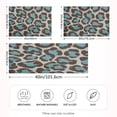 thumbnail image 3 of Satin Pillowcase Home Luxury Envelope Pillowcases Soft And Smooth Turquoise Brown Leopard Pattern, 3 of 6