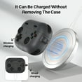 thumbnail image 3 of Allytechgroup Cute Case for Apple Airpods Pro 2nd Generation 202, Shockproof & Dustproof Earpods Case with Keychain, Soft Silicone Protective Cover Compatible with Apple Airpods Pro 2nd Gen,Darkgray, 3 of 7