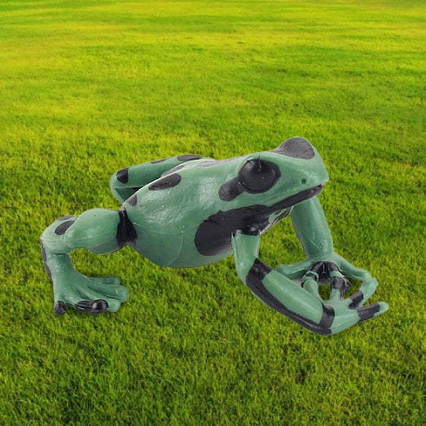 Gwong Juguete Adorno Modelo Modelo Forma Animal Regalo Resina Dibujos animados Ornamento Frog DIY Artesanías Para Tienda Gwong 30011020
