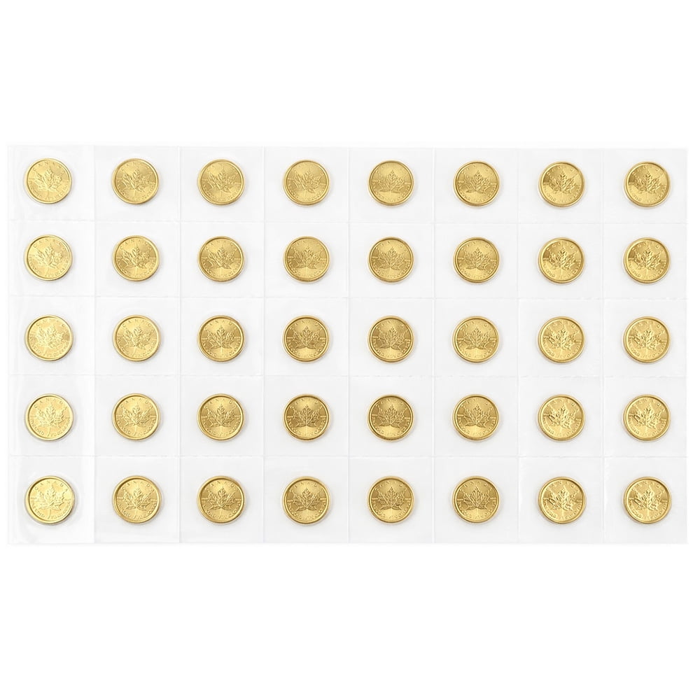 Lot of 10 - 2025 1/10 oz Canadian Gold Maple Leaf $5 Coin BU (Sealed)
