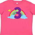 thumbnail image 4 of Inktastic 3rd Birthday Rainbow Number 3 Girls Toddler T-Shirt, 4 of 5