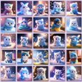 thumbnail image 4 of 63pcs Cute Star Pet Album Stickers for DIY Scrapbooking and Student Stationery Arts and Crafts, 4 of 4