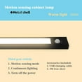 thumbnail image 4 of Night Light Led Light Under Cabinet Light Motion Sensor Closet Light Cabinet USB Rechargeable Kitchen Lighting Lamp Cuboid 50cm Cold White 6000K, 4 of 6
