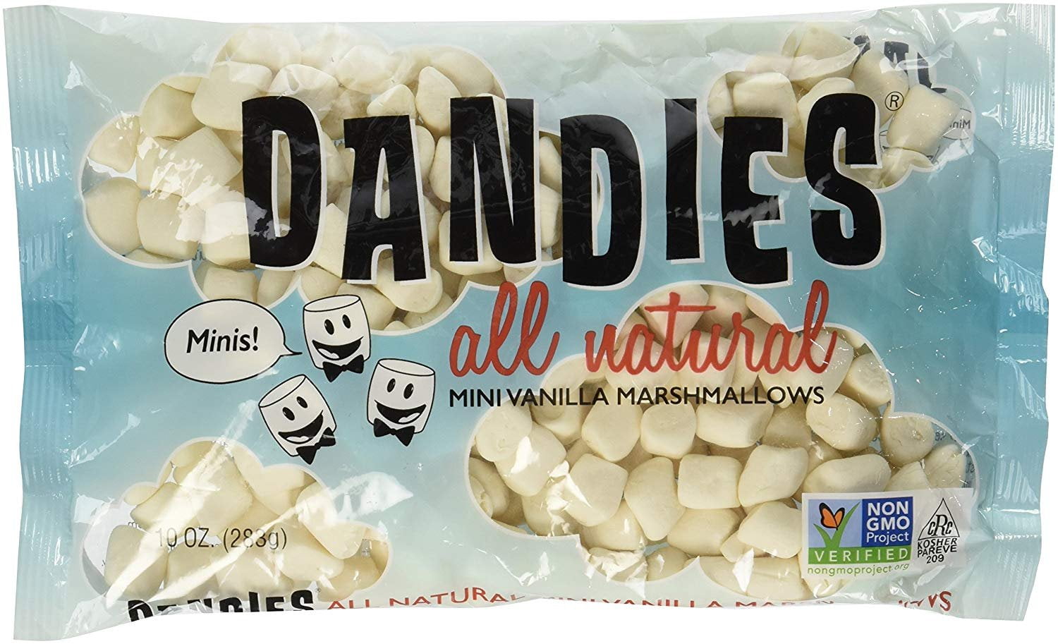 Dandies All Natural Mini Marshmallows Vanilla 10 oz.