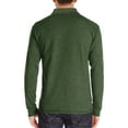 thumbnail image 4 of Men Summer Tops Polyester Undershirt Mens under Shirts Spandex Compression Top Men Short Sleeve Athletic Top Mens Long Sleeve Work Out Neck Long Shirt Teen Work Shirts for Tees for Green 2XL, 4 of 6