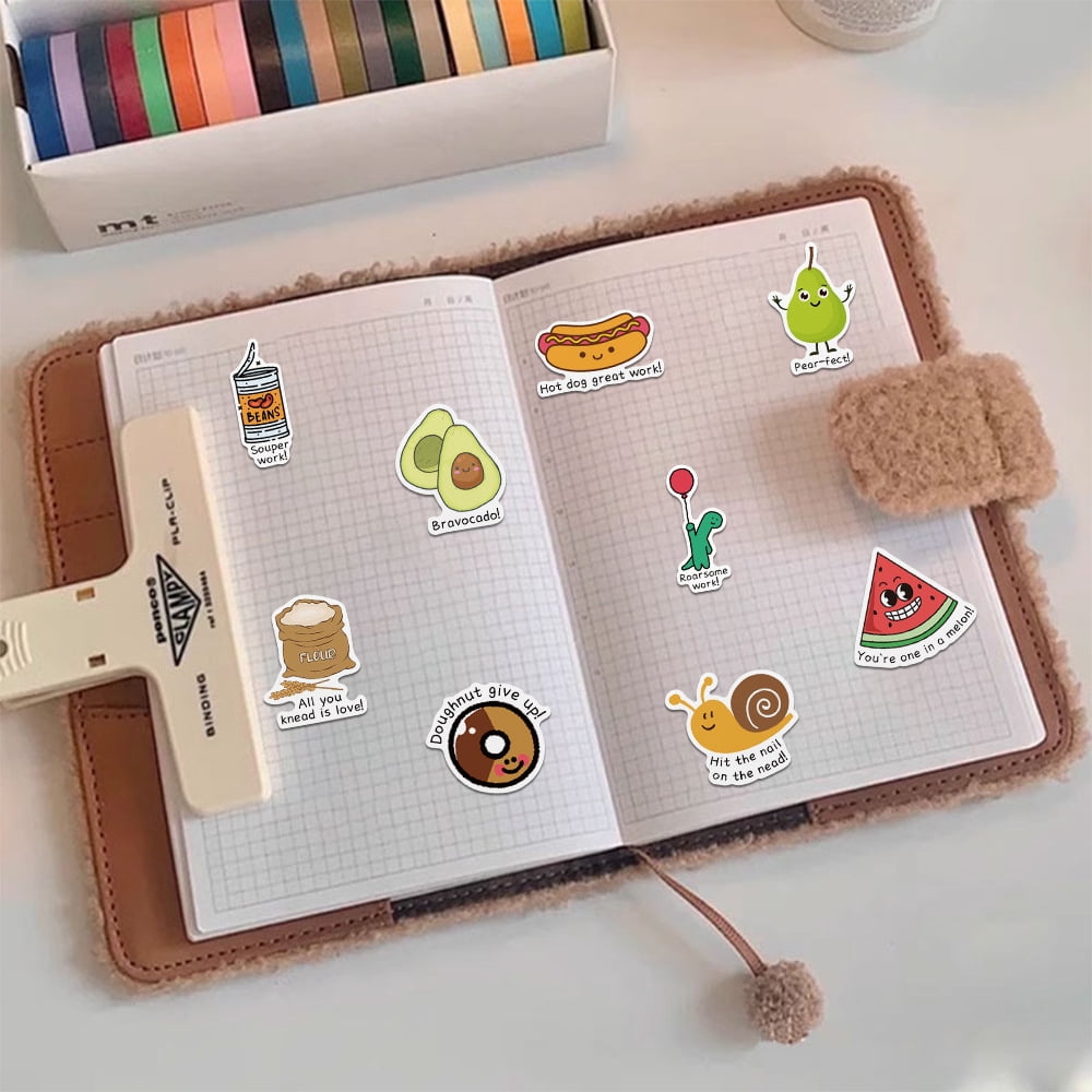 10sets 50pcs/set Paper Stickers for Photo Album Diary Scrapbook Decoration Mixed color 40~75x37~75x0.2mm