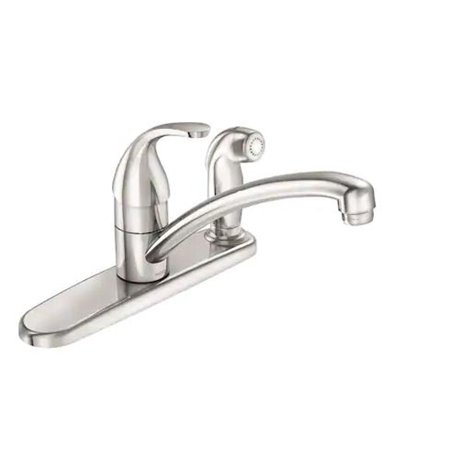 Moen Adler Single Lever Handle Kitchen Faucet With Sprayer ...