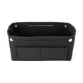 thumbnail image 1 of Sonducket La caja fuerte de los cosméticos del bolso del parte movible del fieltro del viaje-amigable en va el bolso interno del cosmético de Bolsas de mensajero y de hombro Negro, 1 of 6