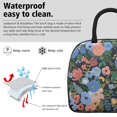 thumbnail image 3 of Womens Pioneer Flower Floral Print Pattern Lunch Box for Work,Insulated Lunch Bag for Women,Loncheras Para Mujer,Leakproof Adult Lunch Bag for Work,Beach,Travel,Picnic,Camping, 3 of 7