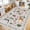 Beige Zoo, variant on MJIAexp Jungle Animal Print 5x7 Area Rugs for Living Room, Green Soft Washable Rugs for Bedroom Ultra-Thin Non-Slip Modern Rug, Stain Resistant Rug Carpet for Dining Room