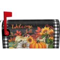 thumbnail image 2 of Fall Mailbox Covers Welcome Fall Mailbox Covers Magnetic Standard Size 21" X 18" Welcome Magnetic Mailbox Covers Post Wraps Letter Box Mailbox Cover for Outdoor Decor, 2 of 6