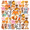 1A, variant on 35pcs-50pcs Cute Animal Stickers Kids Stickers Toy Funny Stickers for Luggage Notebooks Backpacks