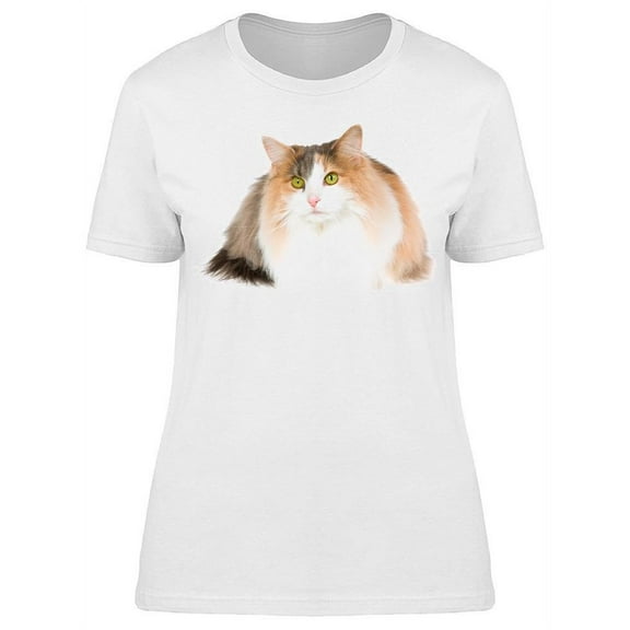Majestic Long Hair Norwegian Cat T-Shirt Women -Image by Shutterstock, Female 3X-Large